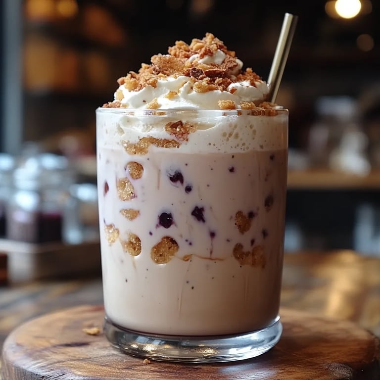 Eiskaffee mit Zimt, braunem Zucker und Blaubeeren: Ein Unglaubliches Ultimatives Rezept für 5 Sterne