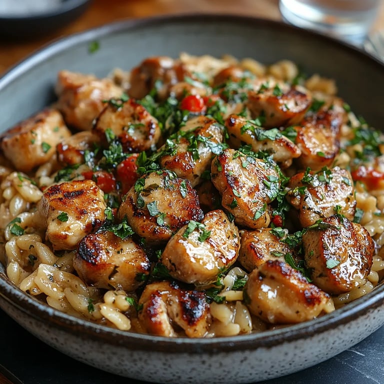Zitronen-Feta-Hähnchen mit Orzo: Ein Unglaubliches Ultimatives Rezept für 4 Personen