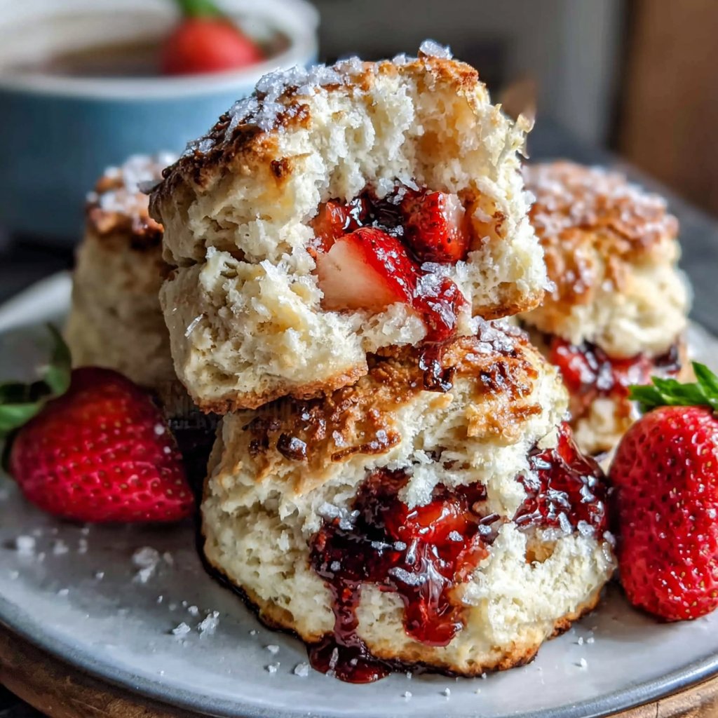 Frühstücks-Scones mit Beeren