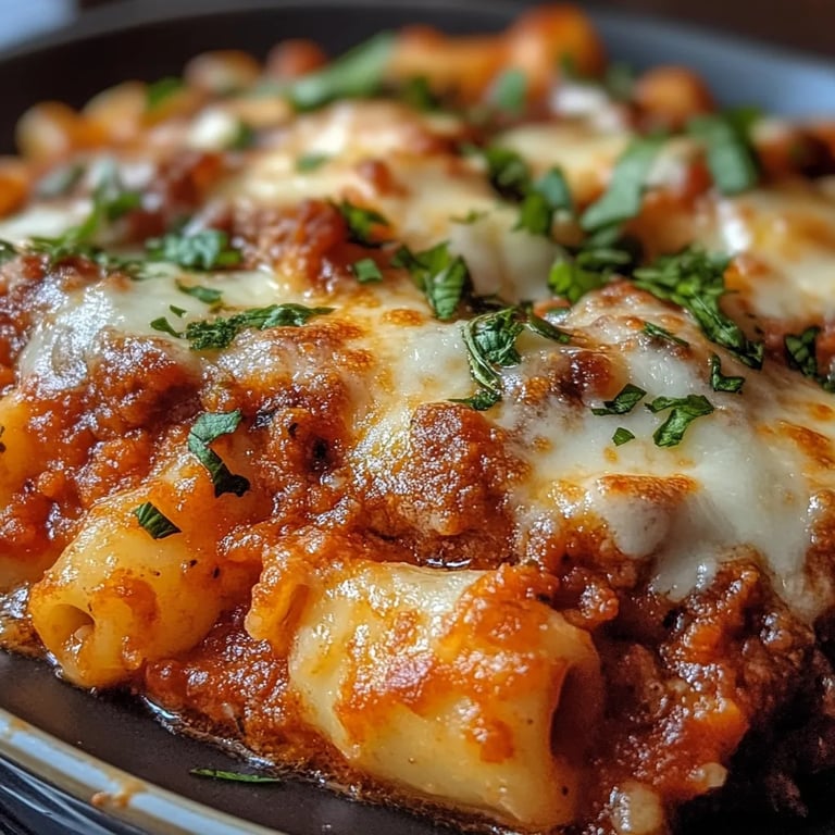 Gnocchi-Auflauf mit Käse-Bolognese