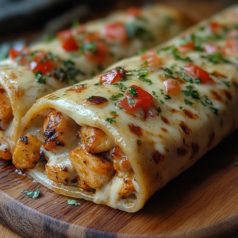 Würzige Knoblauch-Käse-Hähnchen-Wraps: Ein Unglaublich Ultimatives Rezept für 5 Sterne