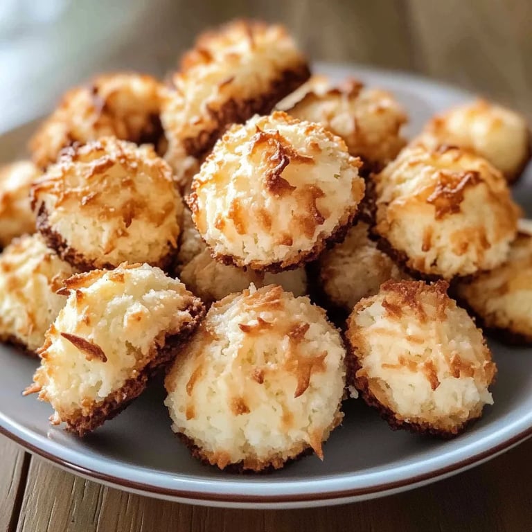 Einfach vegane Kokosmakronen