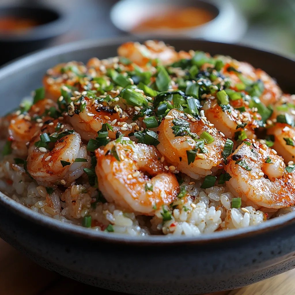 Knuspriger Reis mit scharfer Garnelensalat: Ein Unglaubliches Ultimatives Rezept