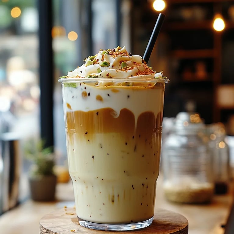 <p>Eisgekühlter Pistazien-Latte: Ein unglaubliches ultimatives Rezept für heiße Tage</p>