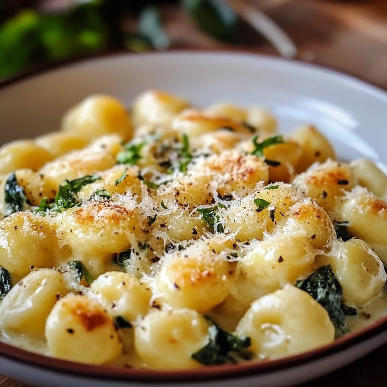 Gnocchi-Spinat-Auflauf