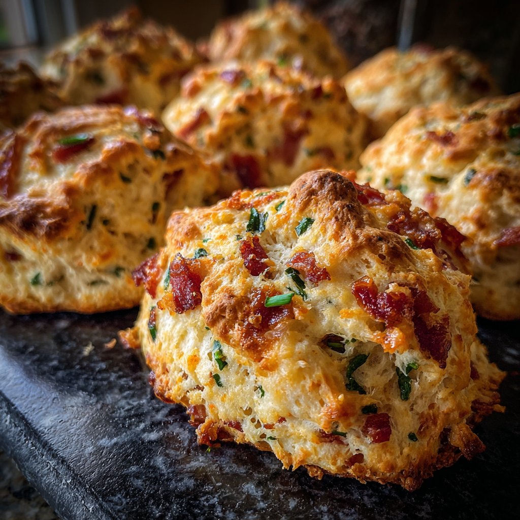 Herzhafte Frühstücks-Scones