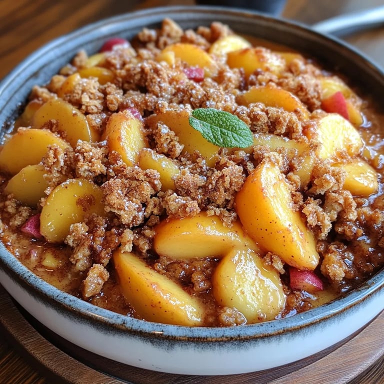 Zuckerfreier Pfirsich-Crisp: Ein Unglaubliches Ultimatives Rezept