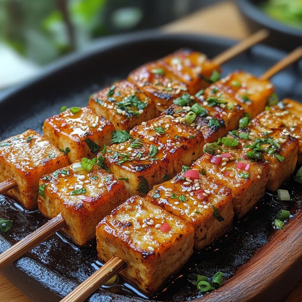 Erdnuss-Tofu-Satay: Ein Unglaubliches Ultimatives Rezept für 4 Personen