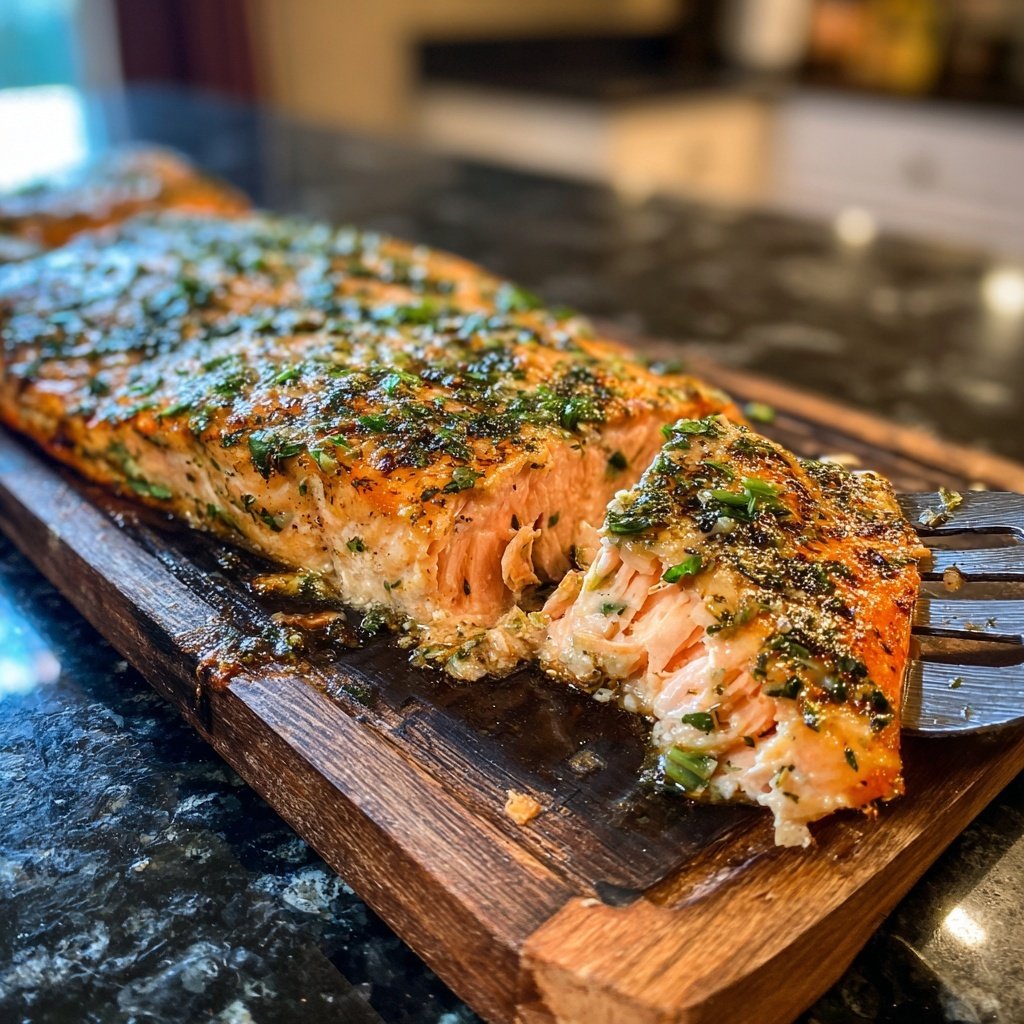 Zesty Baked Salmon with Herbs