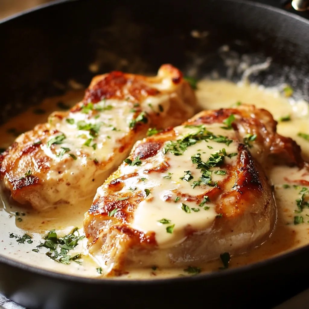 Schweinekoteletts mit cremiger Käsesauce: Ein Unglaubliches Ultimatives Rezept