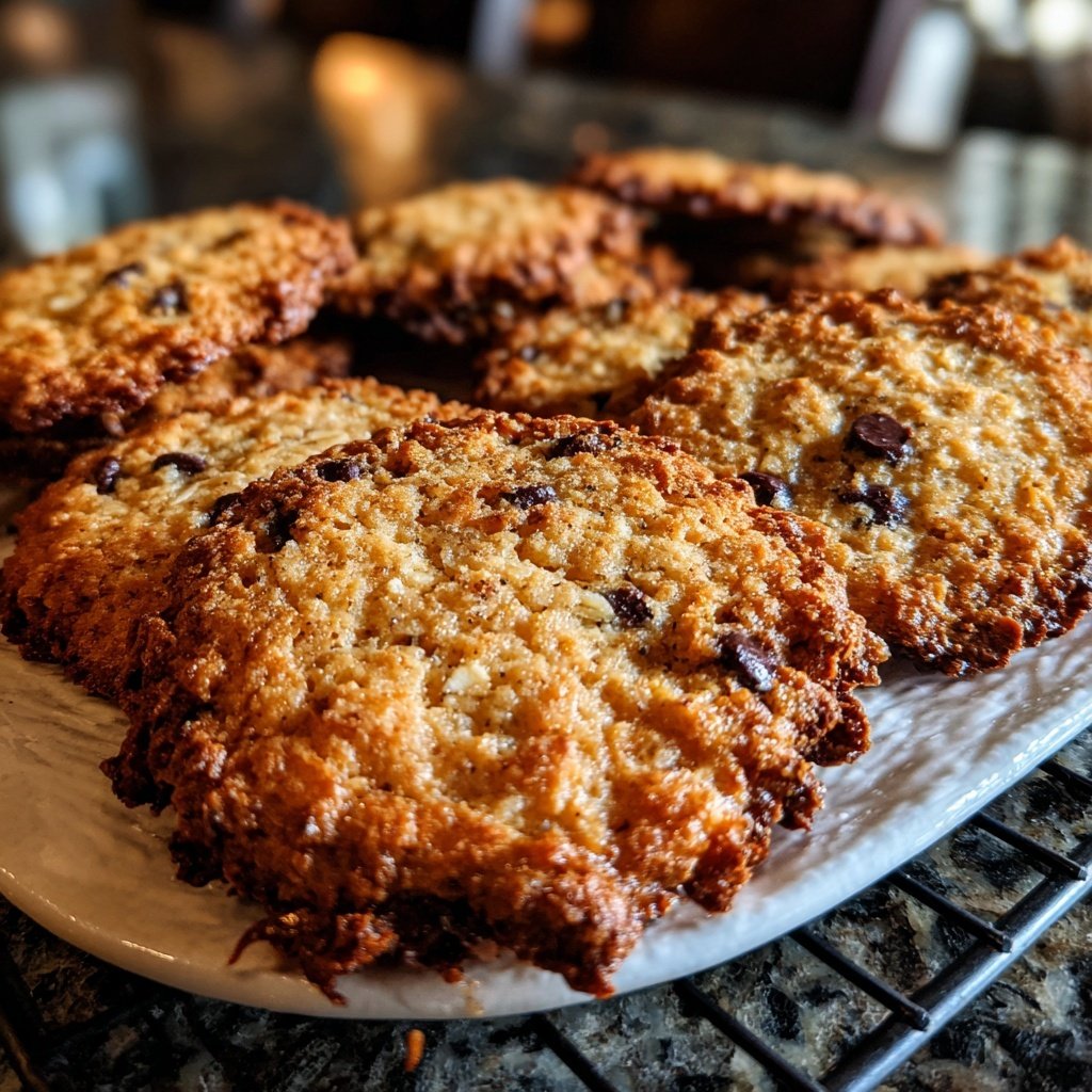 Knusprige Vanille-Haferkekse