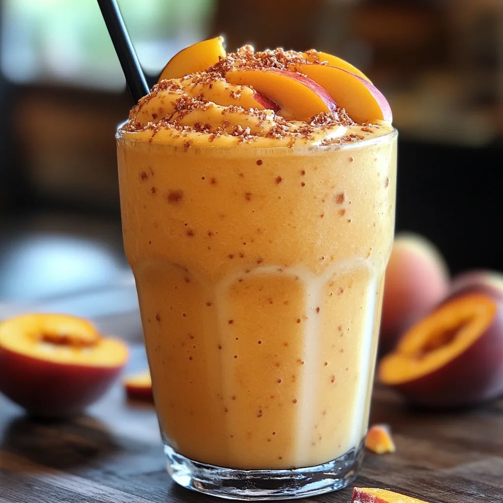 Erfrischende hausgemachte Pfirsich-Slurpees: Ein Unglaublich Ultimatives Rezept für heiße Tage