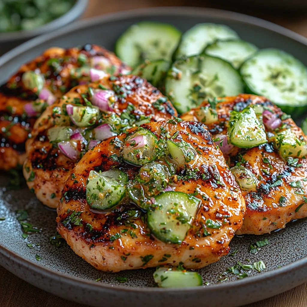 Würziges Huhn mit cremigem Gurkensalat: Ein Unglaubliches Ultimatives Rezept