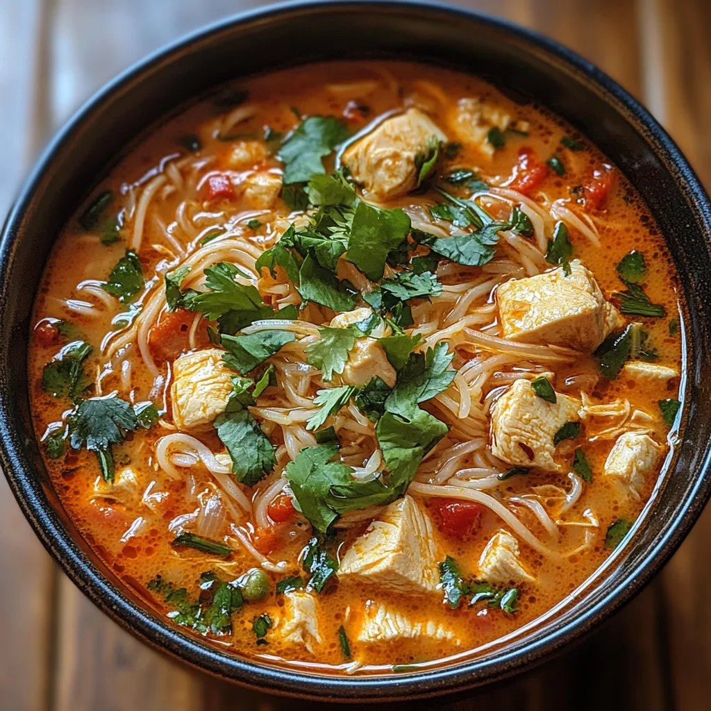 Einfache Thailändische Hühnersuppe: Ein Unglaubliches Ultimatives Rezept für 4 Personen