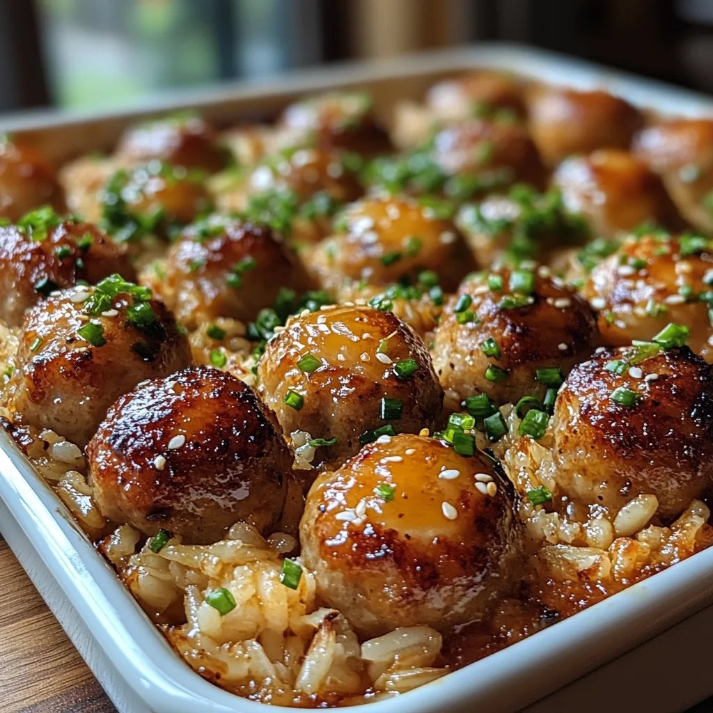 Reisauflauf mit Honig-Knoblauch-Fleischbällchen: Ein Unglaublich Ultimatives Rezept
