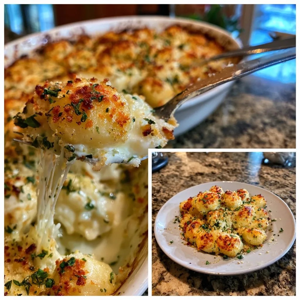 Gnocchi Auflauf Käse
