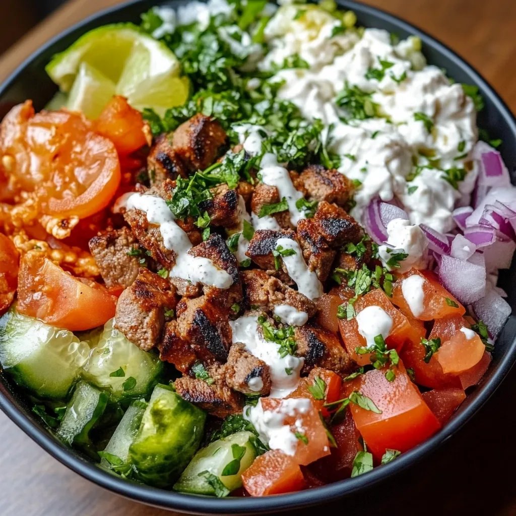 Kebab-Bowl mit hohem Eiweißgehalt: Das Ultimative Rezept zum Genießen