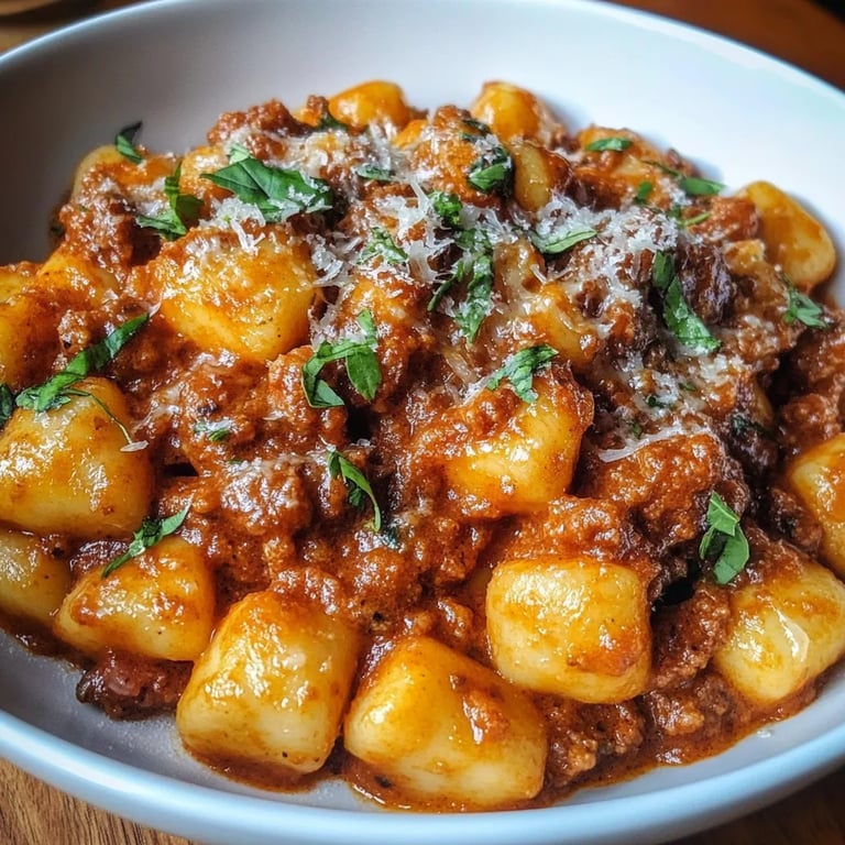 Gnocchi Bolognese