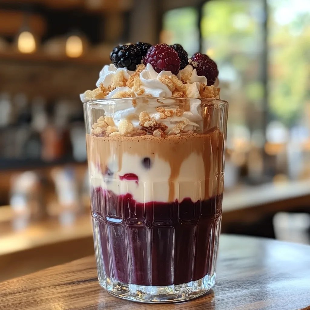 Blaubeer-Vanille-Eiskaffee: Ein Unglaubliches Ultimatives Rezept