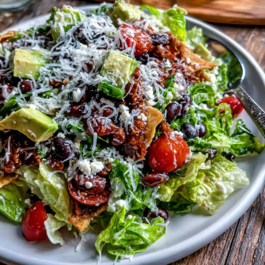 High Protein Taco Salat