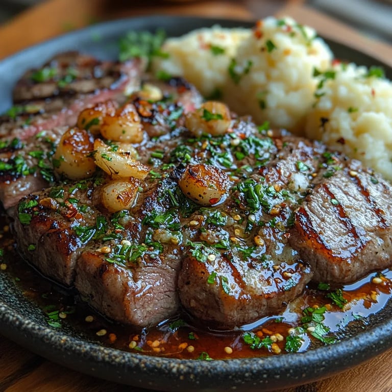 Steak mit brauner Butter, Knoblauch und Blumenkohl: Ein Unglaubliches Ultimatives Rezept