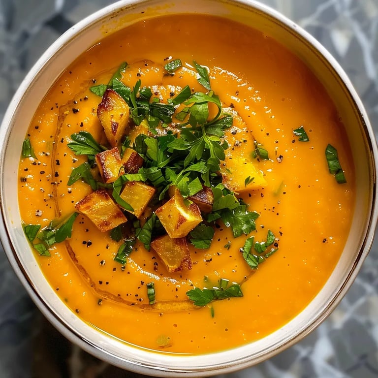 Süßkartoffel Suppe