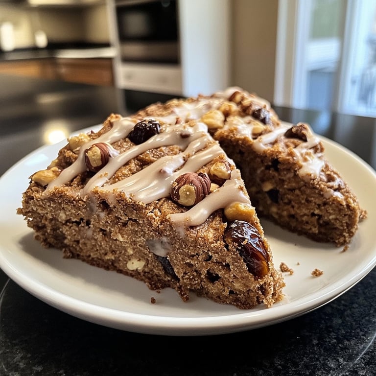 Vegane Dattel-Haselnuss Lebkuchen
