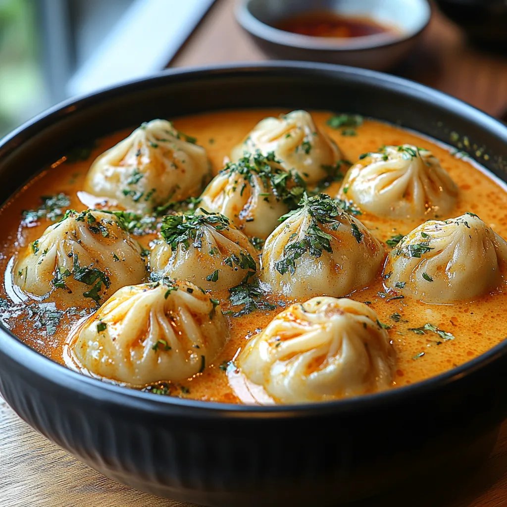Suppen-Dumplings in roter Thai-Curry-Sauce: Ein Unglaubliches Ultimatives Rezept mit 5 Aromen