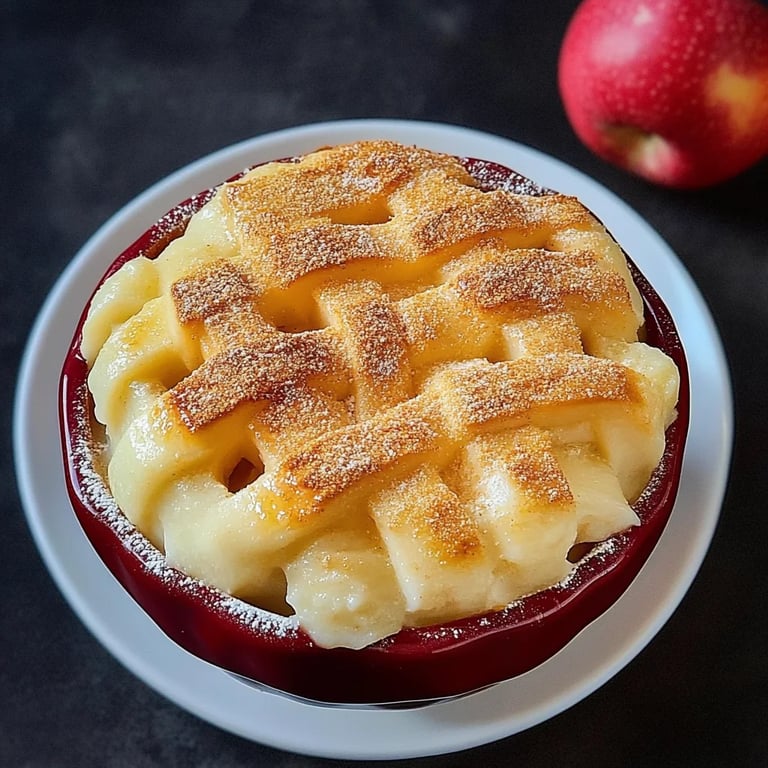Warmer Käsekuchen Im Apfel