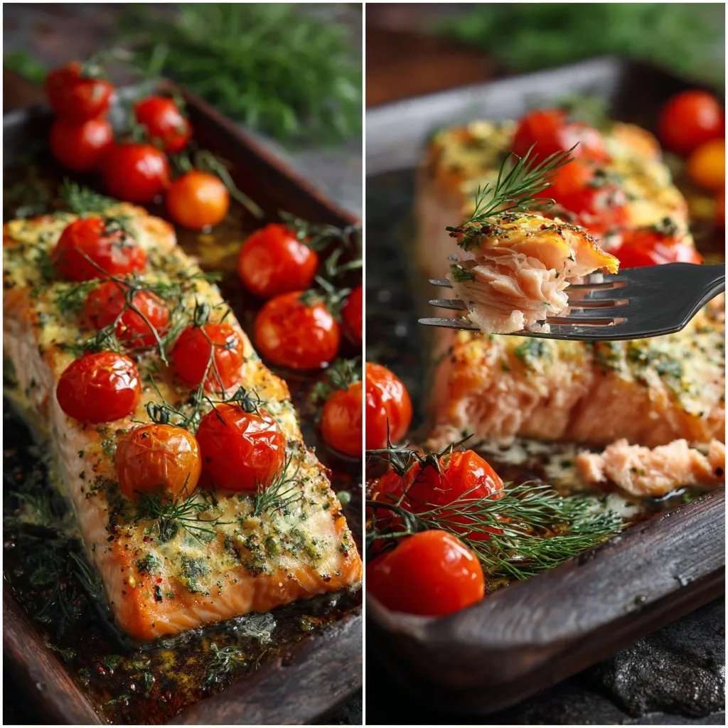 Ofen Lachs Mit Gemüse