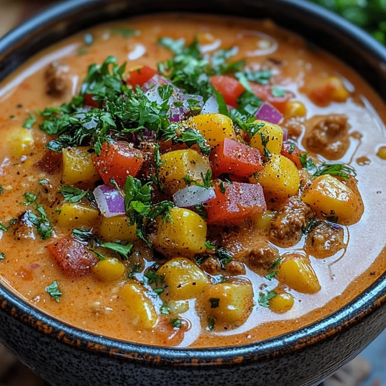 Cremige Taco-Suppe: Ein Unglaubliches Ultimatives Rezept für 6 Personen