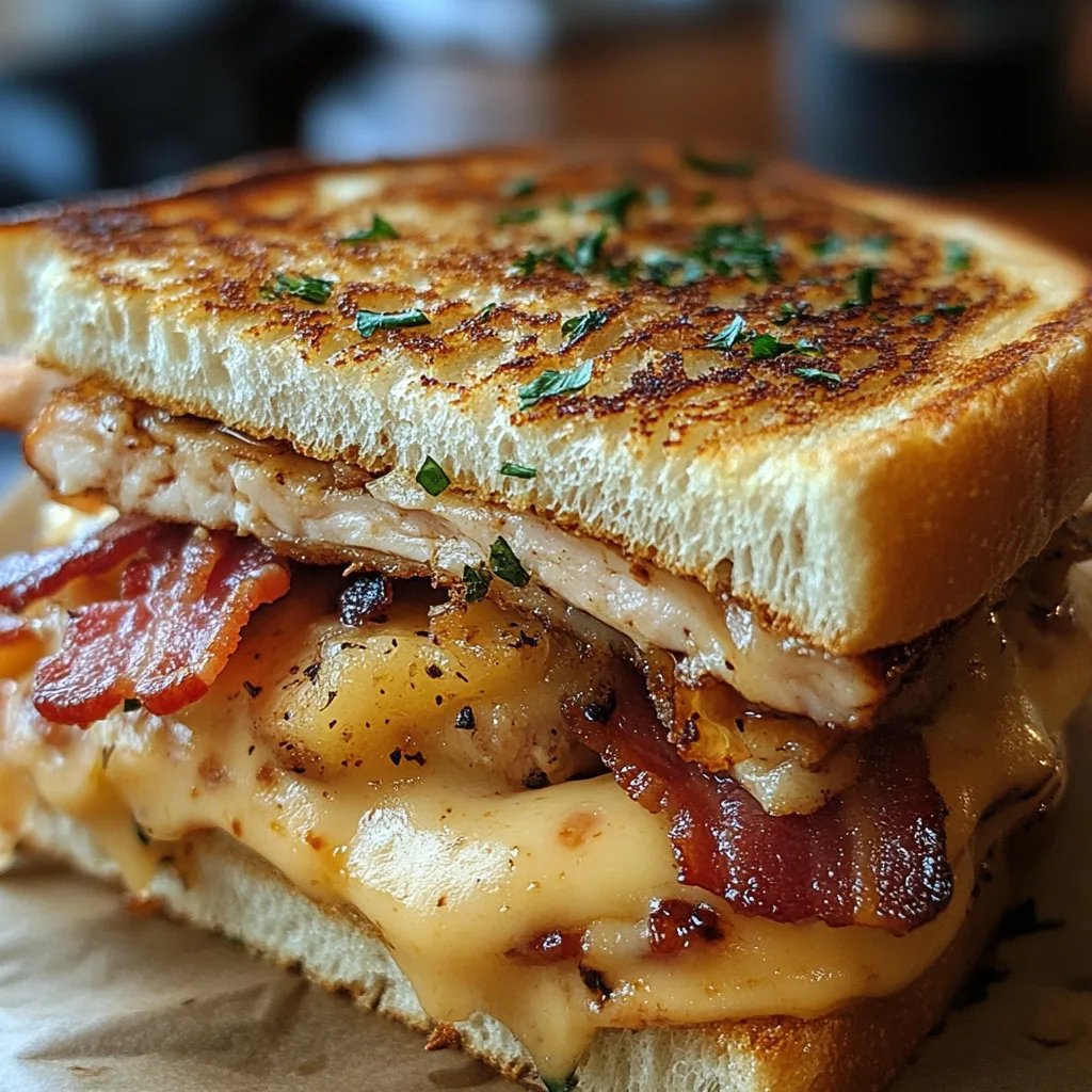 Truthahnschmelze mit Cheddar und Speck auf Sauerteigbrot: Ein Unglaubliches Ultimatives Rezept