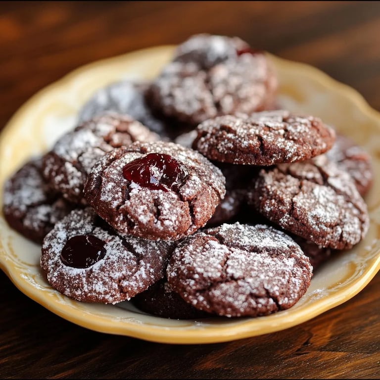Marmeladen Küsschen vom Blech