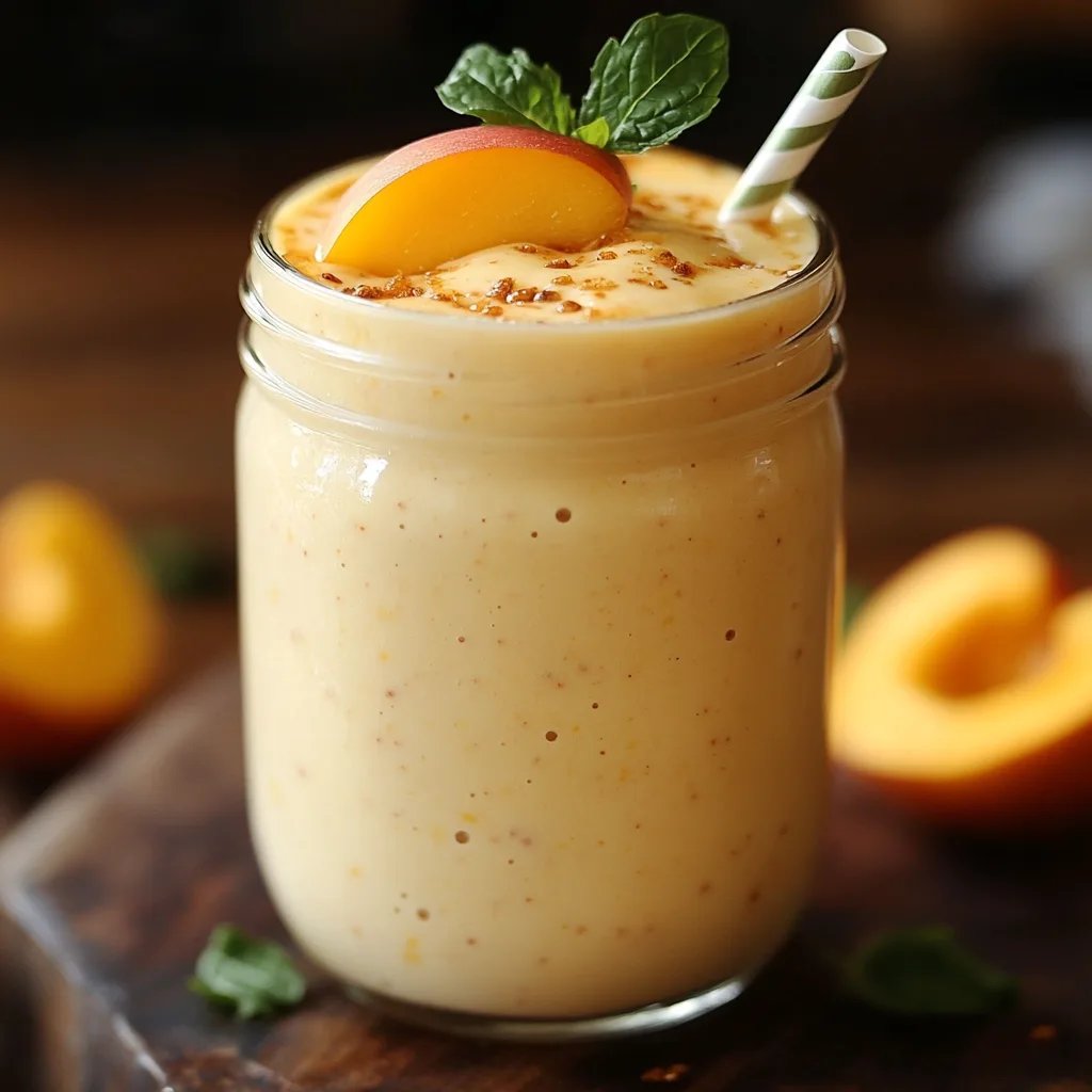 Cremiger Pfirsich-Protein-Smoothie: Ein Unglaubliches Ultimatives Rezept für Jeden Tag