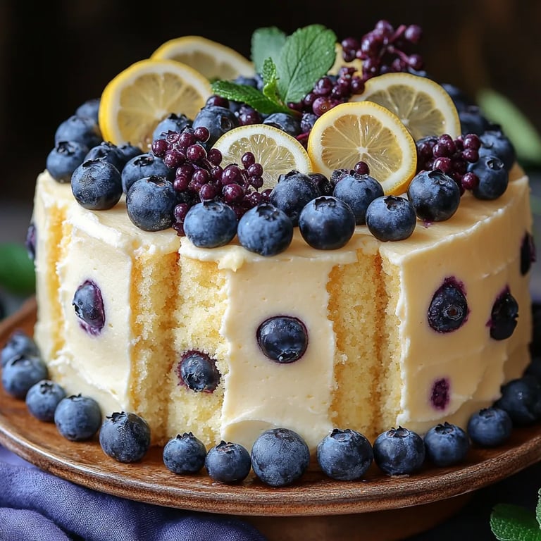 Veganer und glutenfreier Zitronen-Blaubeer-Kuchen: Ein Wunderbares Ultimatives Rezept