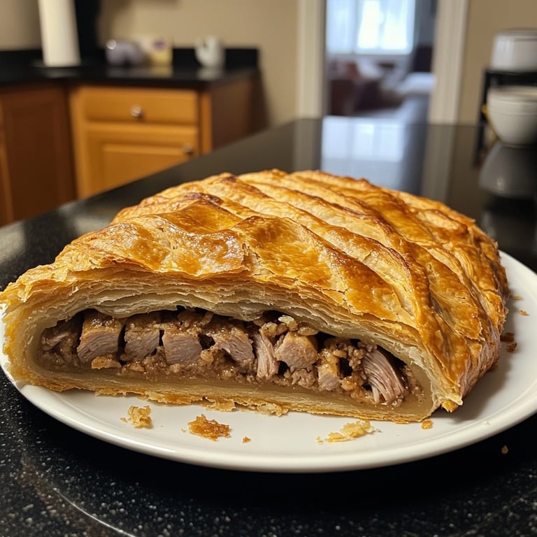 Schweinefilet im Blätterteig