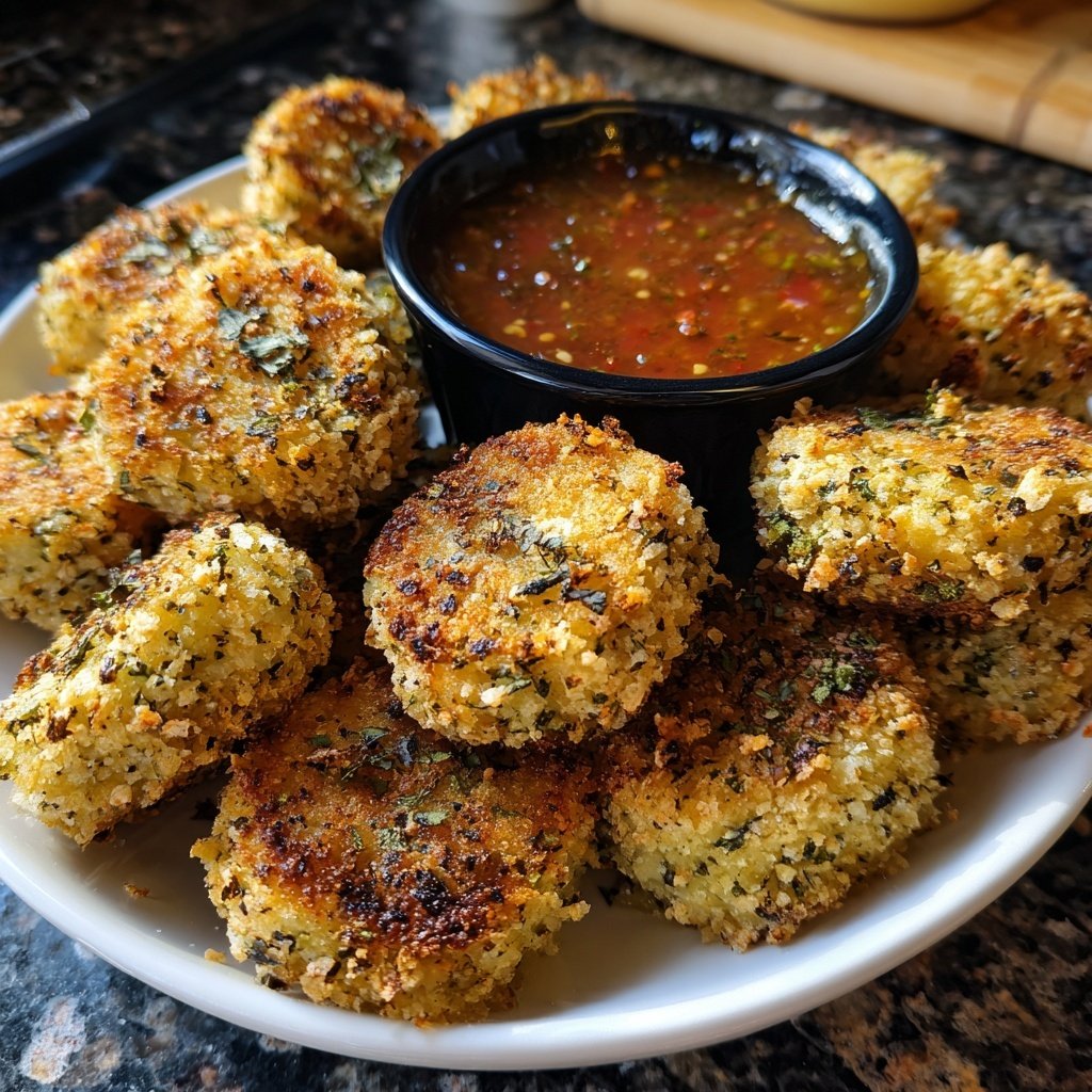 Vegane Nuggets aus der Heißluftfritteuse