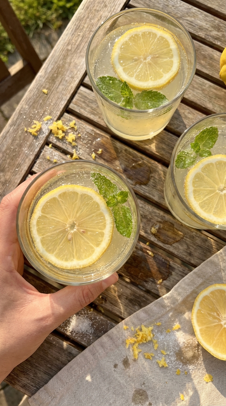 Erfrischende Limoncello Spritzers