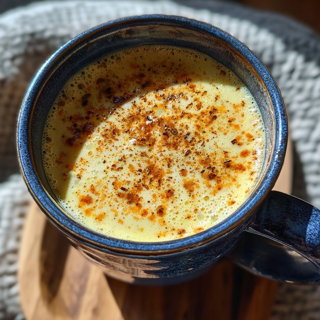 Veganer Eierpunsch mit Sojamilch