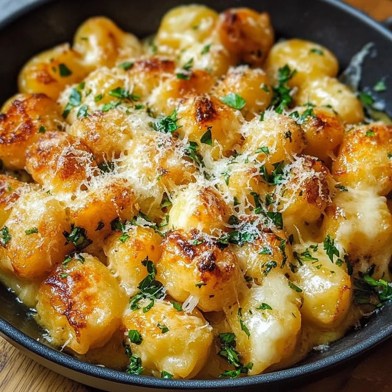 Die besten gebratenen Käse-Brokkoli-Gnocchi