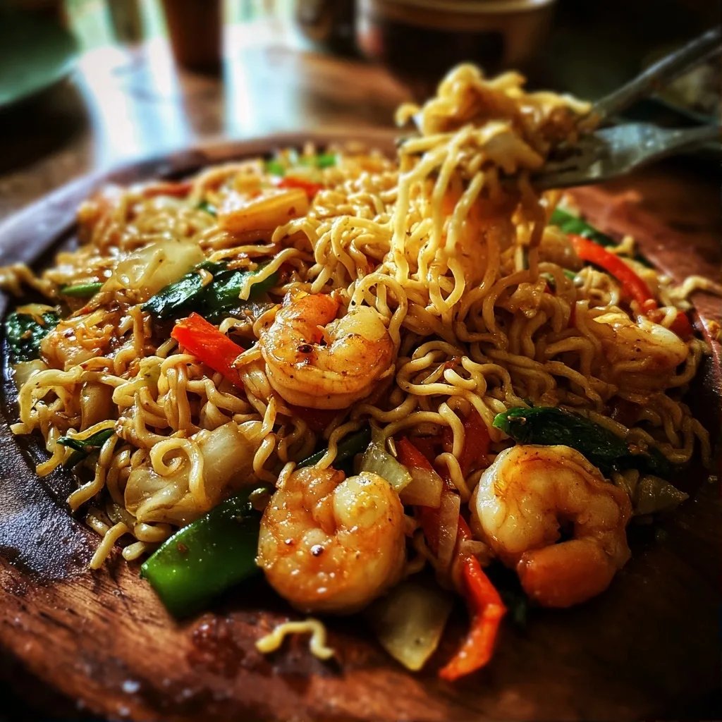 Mie Nudeln Gebraten