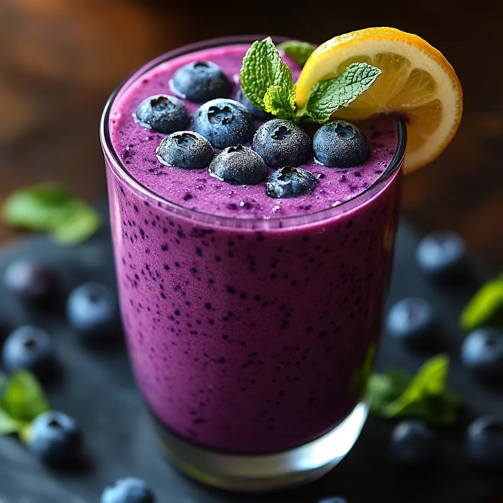 Entzündungshemmender Blaubeer-Smoothie: Ein Ultimatives Rezept für 5 Unglaubliche Vorteile
