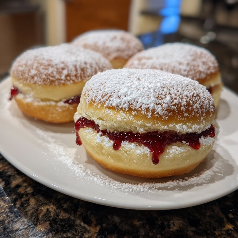 Perfekte Berliner Backen