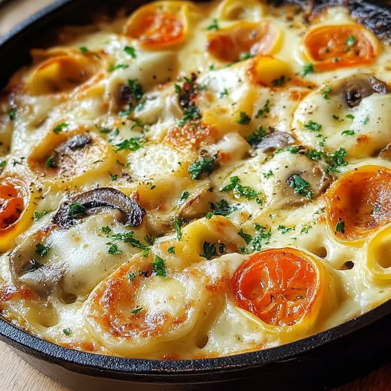 Cremige Tortellini Auflauf