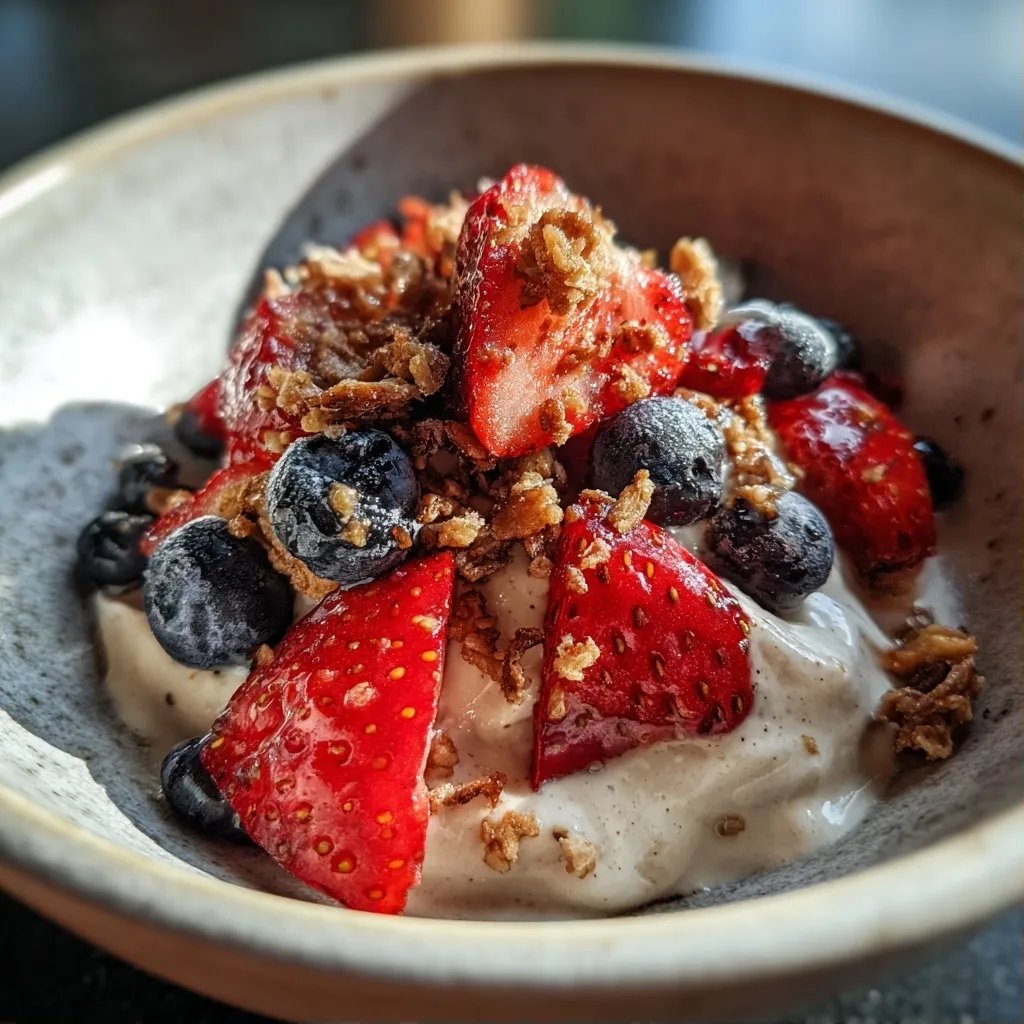 Quark Bowl Mit Beeren