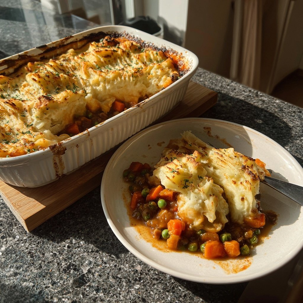 Klassischer Gemüse Shepherd's Pie