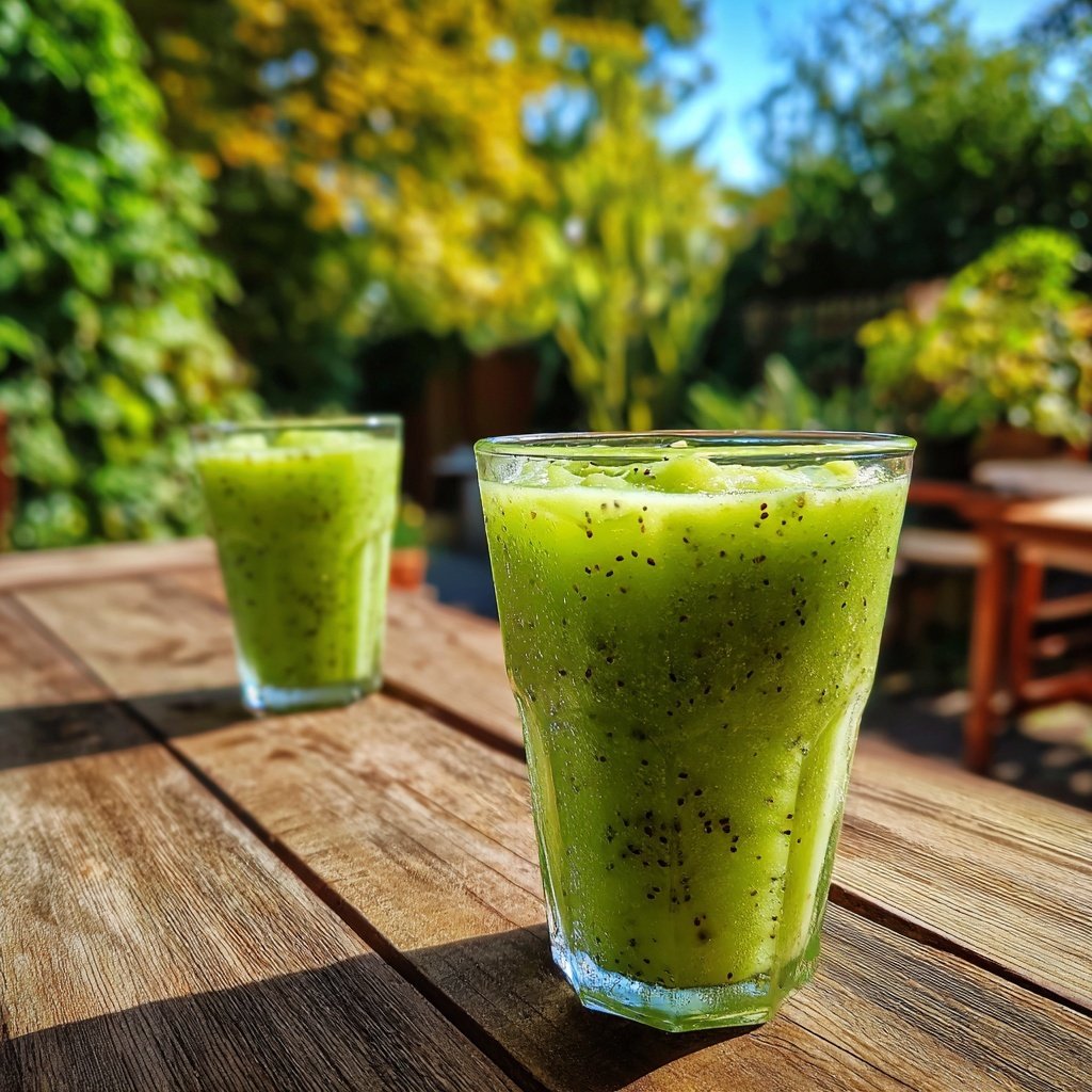 Süßer Kiwi Smoothie