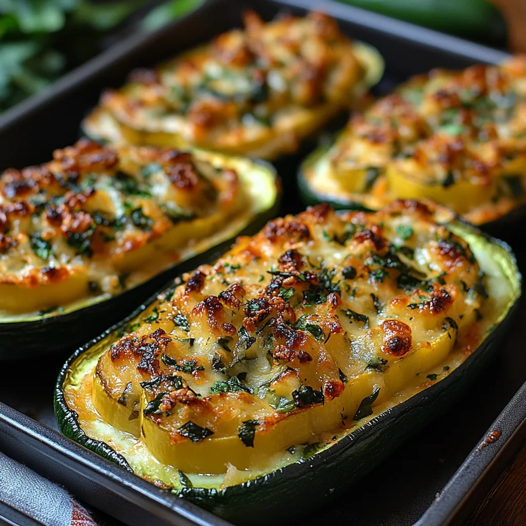 Gefüllte Zucchini-Boote mit Spinat: Ein Unglaubliches Ultimatives Rezept