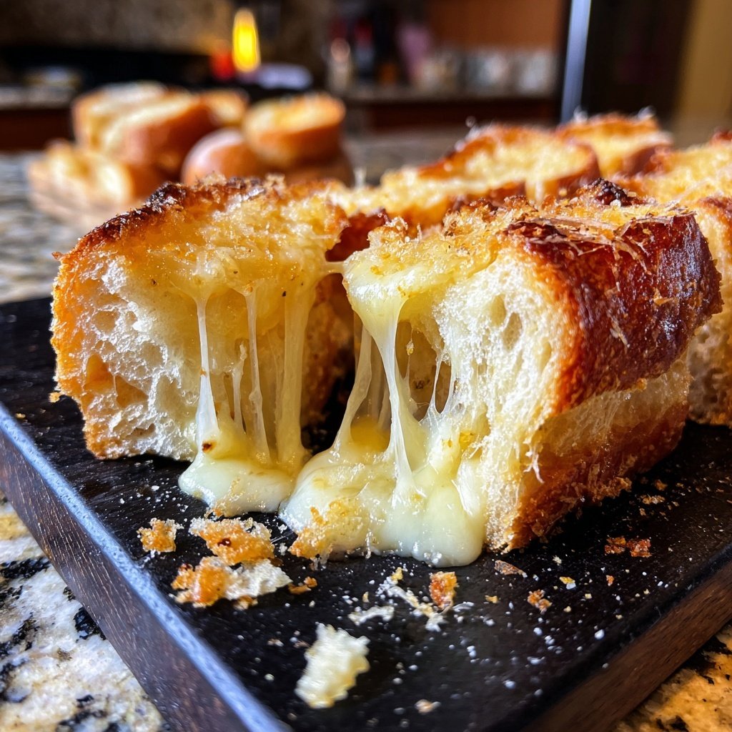 Fondue Beilage knuspriges Baguette