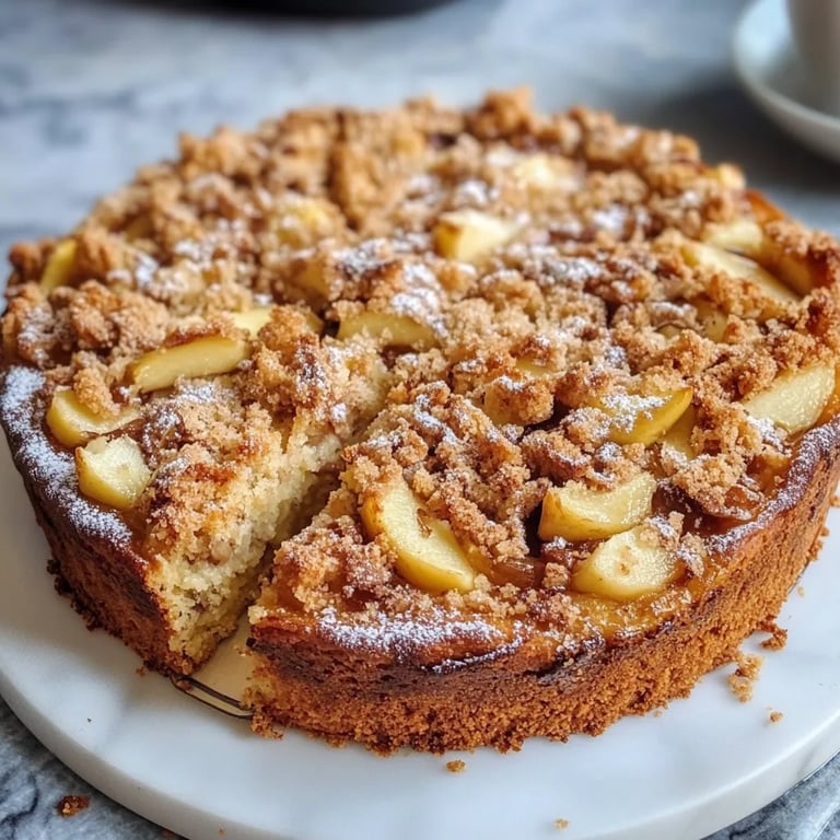 Omas Apfelkuchen mit Streusel